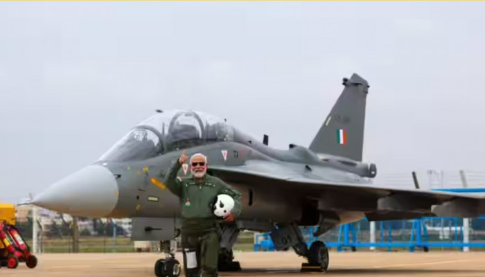 PM Modi Takes A Sortie On Tejas Aircraft Calls It Sense Of Pride