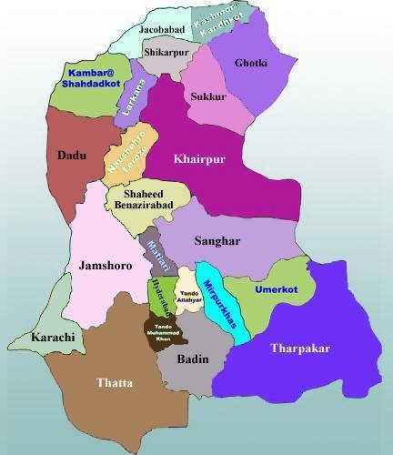 Provincial Assembly Constituencies Maps of Sindh for General Elections 2018