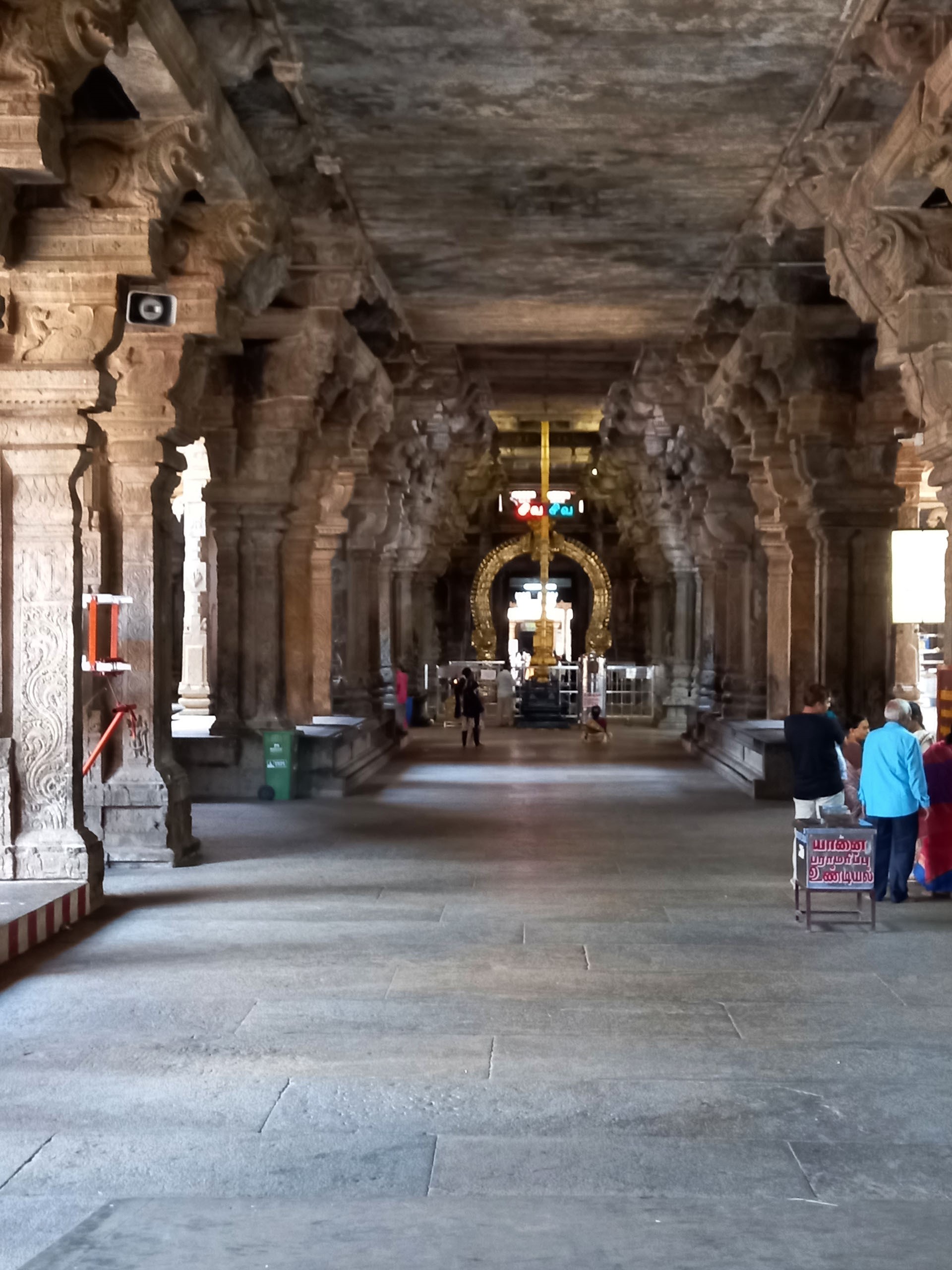 One of the awesome corridors of the temple