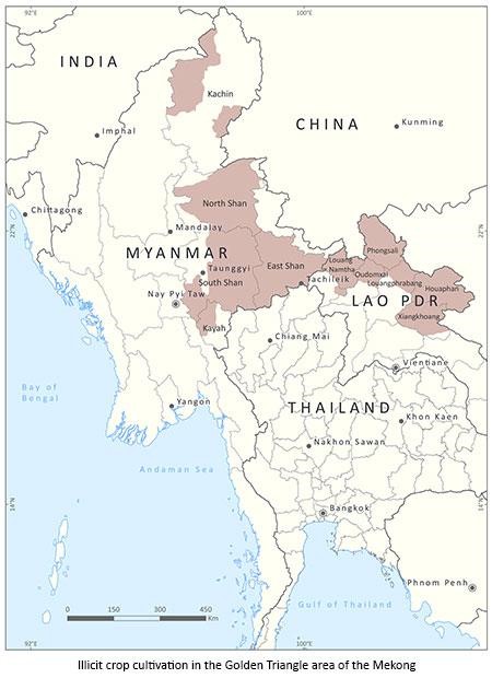 A map of asia with countries/regionsDescription automatically generated