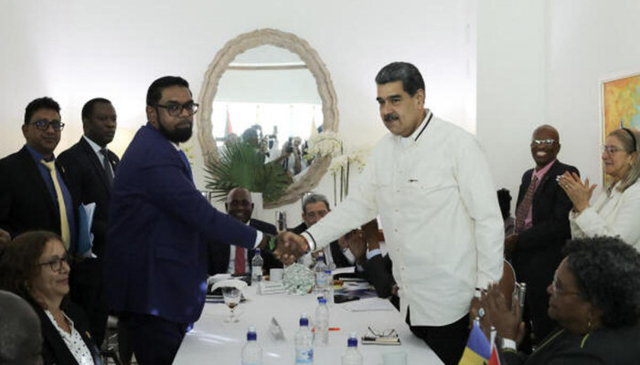 Venezuela, Guyana agree not to use force to settle land dispute