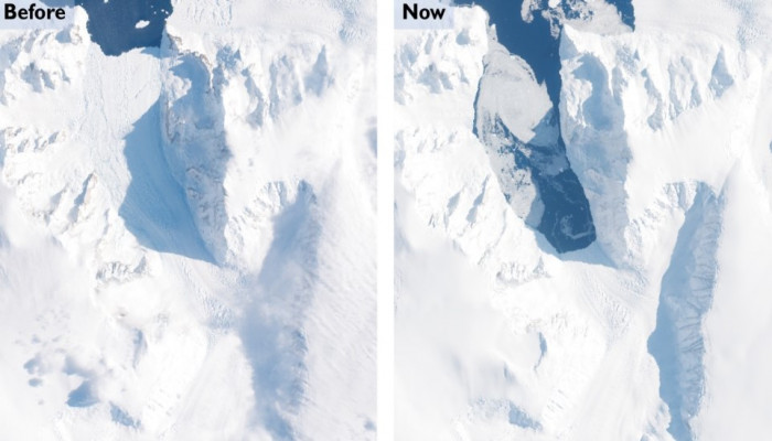 Cadman Glacier in Antarctic Peninsula moves 8 kilometres in 2.5 years - MyIndMakers